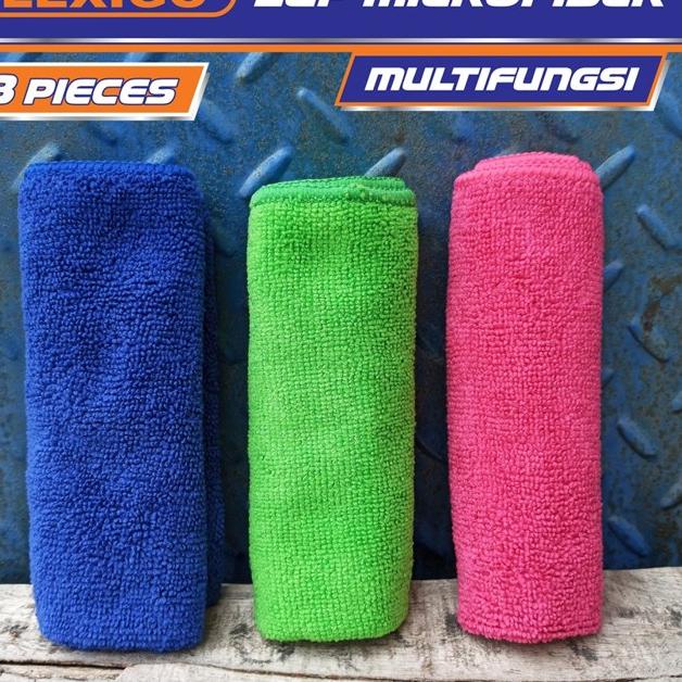 ➼ Kain Lap Microfiber Mobil Dapur Packing Sterile Synott Super Serap Air ✦