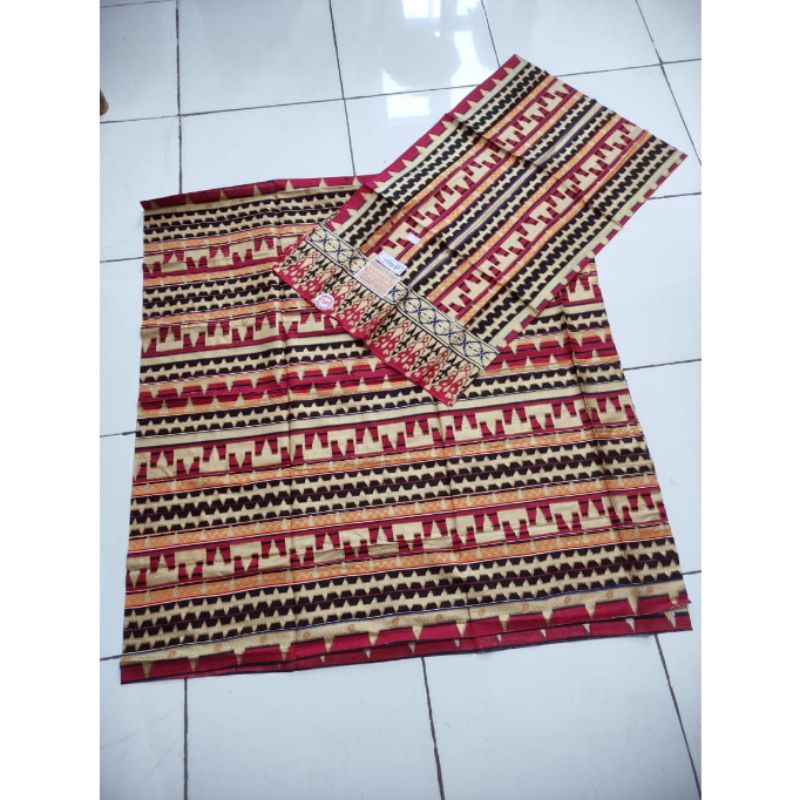 Kain batik tapis Lampung/ kain Prada tapis lampung