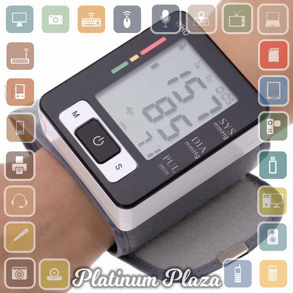 ZOSS Pengukur Tekanan Darah Electronic Sphygmomanometer Heart Rate - CK-W133 - Black`2GTDPM-