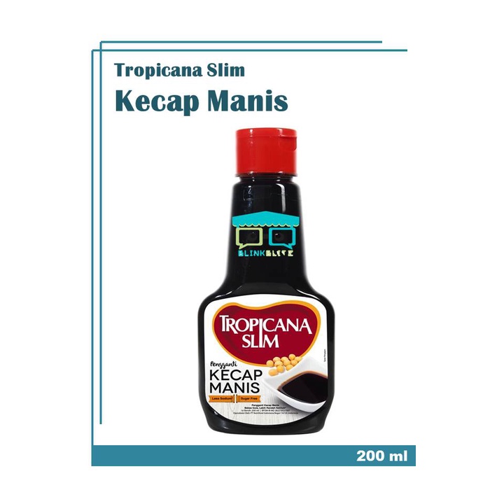 Kecap Manis Tropicana Slim 200ML Diet Tanpa Gula Diabetes