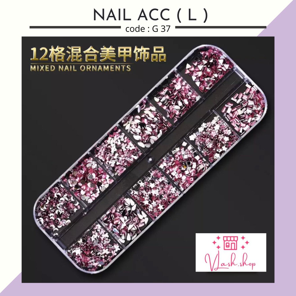 31 - 48 - NAIL ACCESORIES - HIASAN PERMATA KUKU