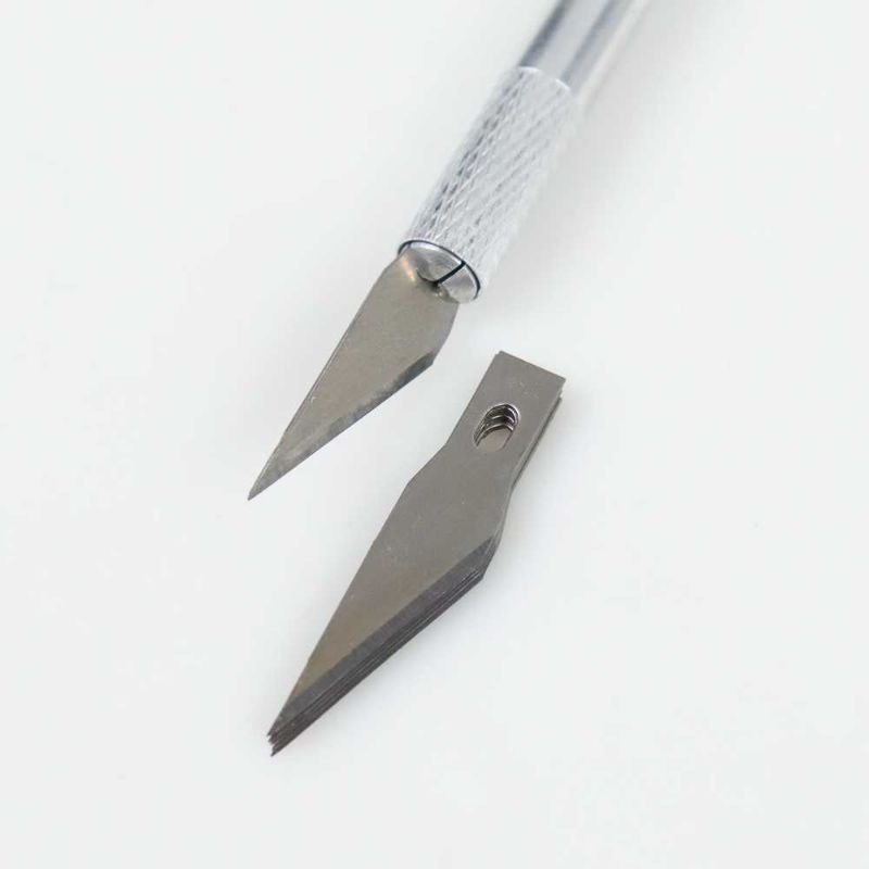 KNIFEZER Pisau Ukir Seni Hobby Crafting Art Knife Metal Handle