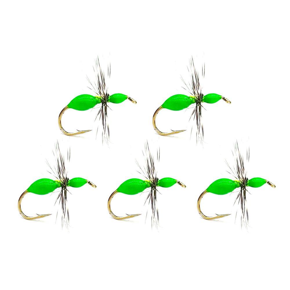 Preva 5pcs Pengait Serangga16# Artificial Insect Lure Fly Hook Fishhooks Umpan Semut