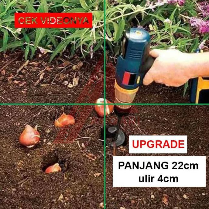 mata bor tanah / mata bor biopori sumur / Earth Auger / mata bor mixer