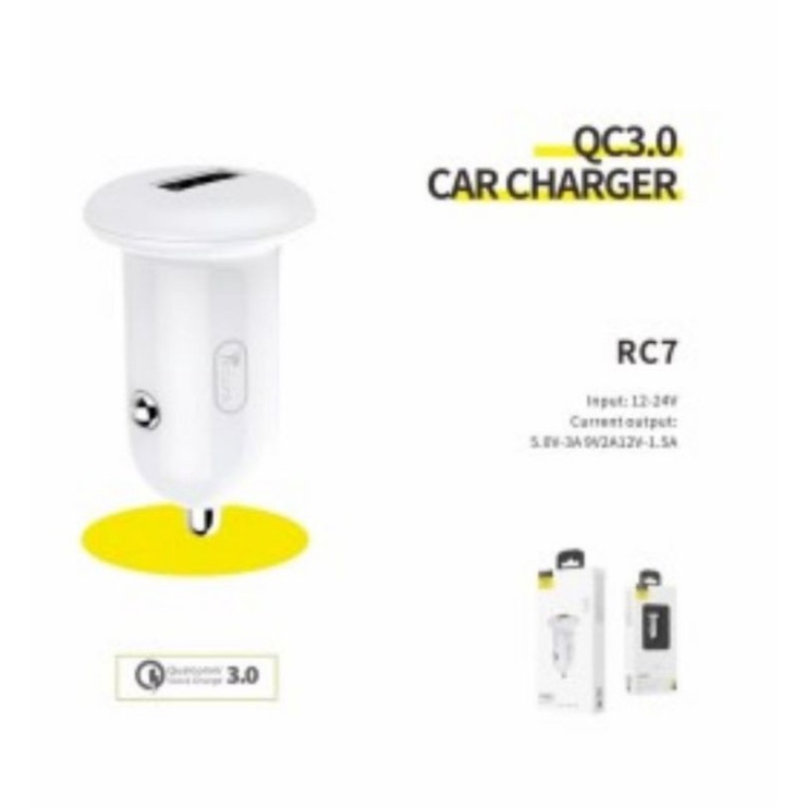 Car Charger Resong RC7 QC 3.0 Fast Charger