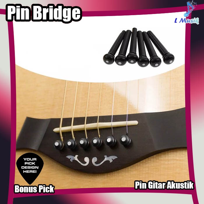 PIN BRIDGE GITAR PAKU GITAR AKUSTIK