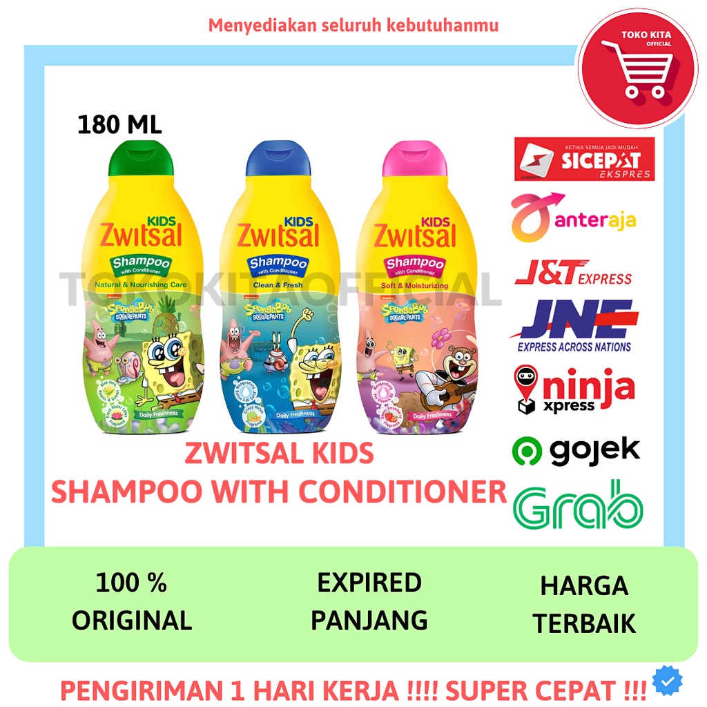 ZWITSAL KIDS SHAMPOO SHAMPO ZWITSAL KIDS 180 ML SHAMPO