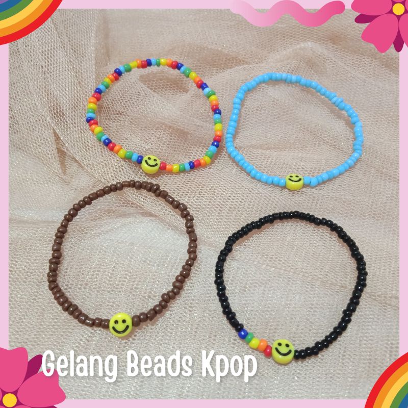 Gelang Beads Kpop Gelang Smile Beads