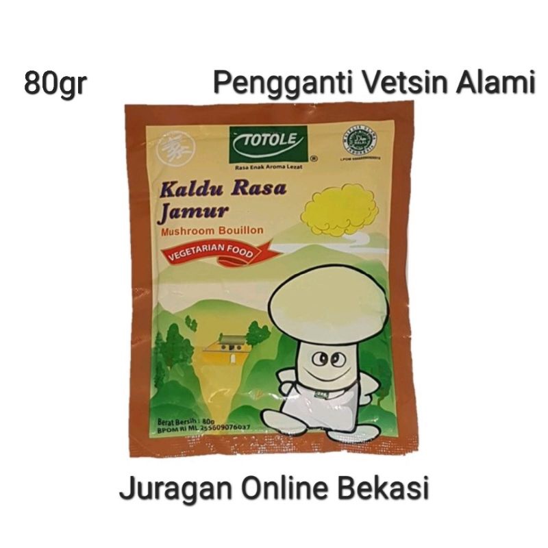 

TOTOLE PENYEDAP ALAMI DARI JAMUR [80 gr]