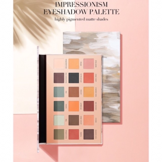 Focallure 18 Color IMPRESSIONISM Eyeshadow Palette Highly Pigmented Matte Shades