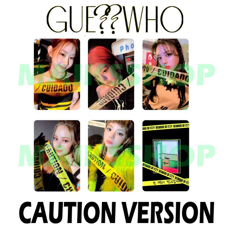 Itzy Guess Who Photocard Kpop