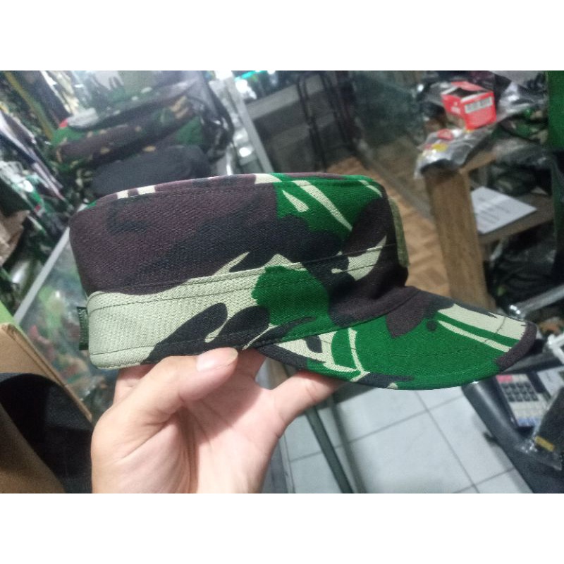 topi pet pdl pelbet tni sama pangkat