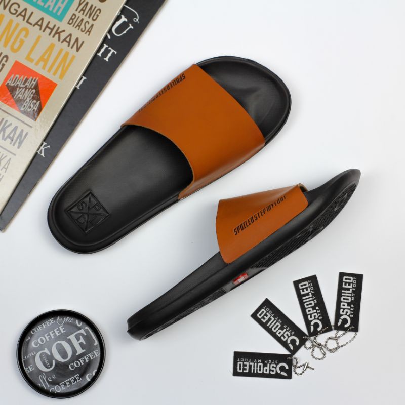 SPOILED - sandal pria - sandal distro - sandal slide casual