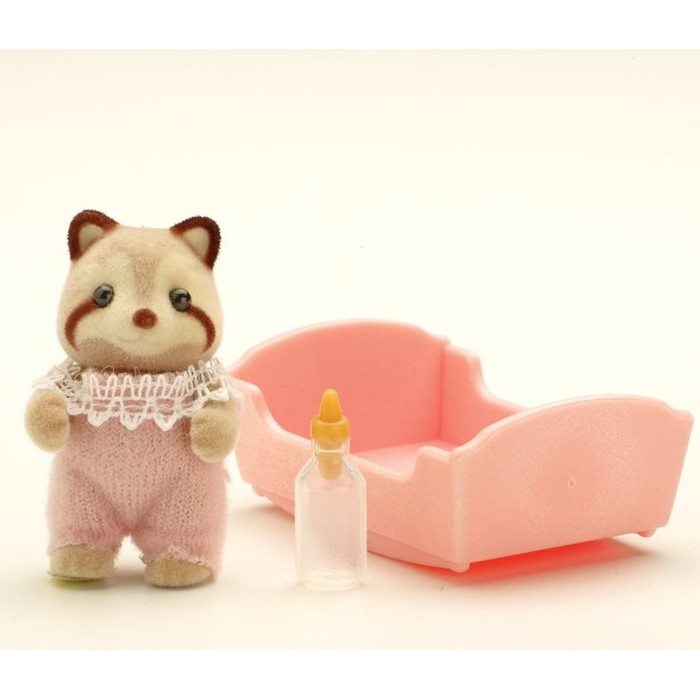 SYLVANIAN FAMILIES ORIGINAL FLAIR - RACCOON BABY ( RARE )