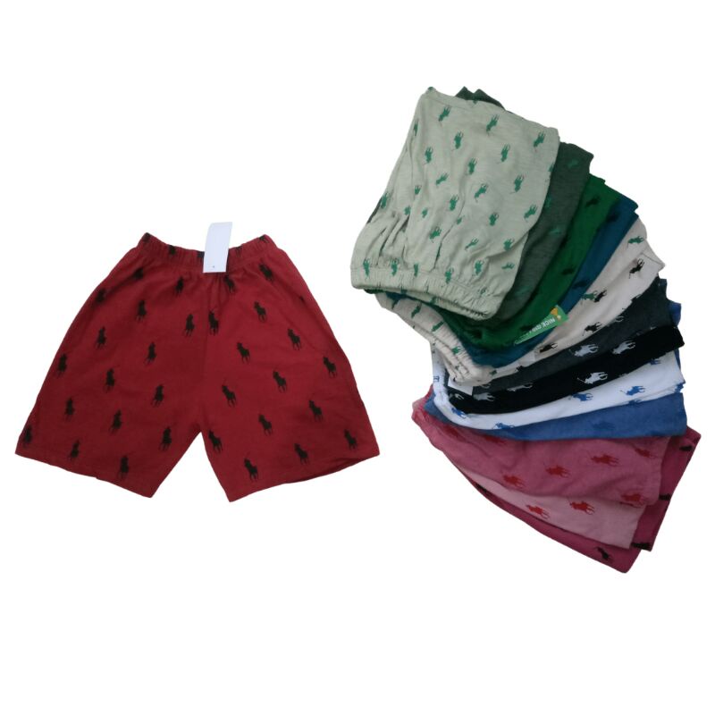 Celana Pendek Kolor Harian Anak Unisex Kaos Katun 2-4 tahun