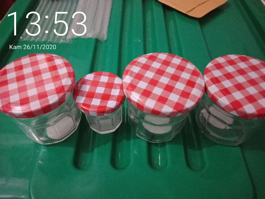 Broadway Jar 150 Ml | Toples Kaca Tutup Stainless | Tempat Bumbu