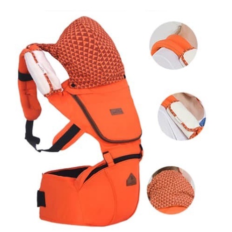 Gendongan Bayi Hipseat Josh AIEBAO 6618 motif Triangle Baby Carrier