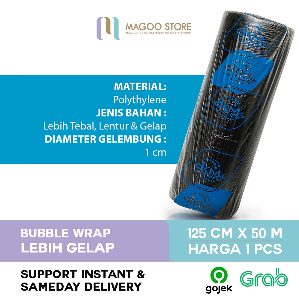 

InJO Plastik Pembungkus Bubble / Bubbel Packing 50m DKM Rusfet Premium