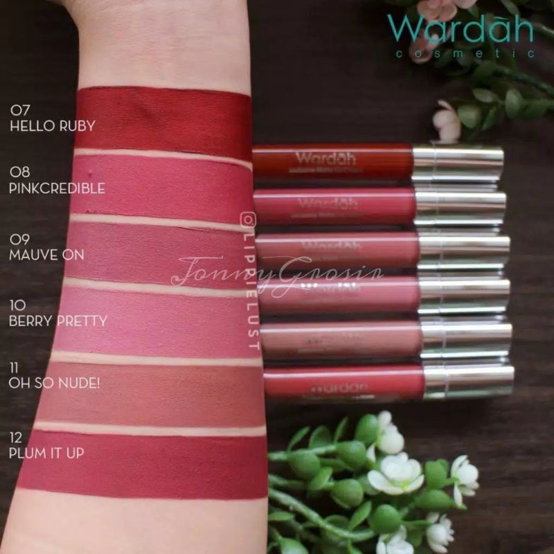 Wardah lip cream exclusive matte 4g