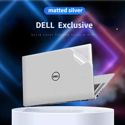 Stiker Laptop DELL Matte SILVER clear 3 Sisi 14 &quot;15.6&quot; 13 &quot;13&quot; 1460 &quot;N4110 M4 Inspiron Turbo-15000 R20