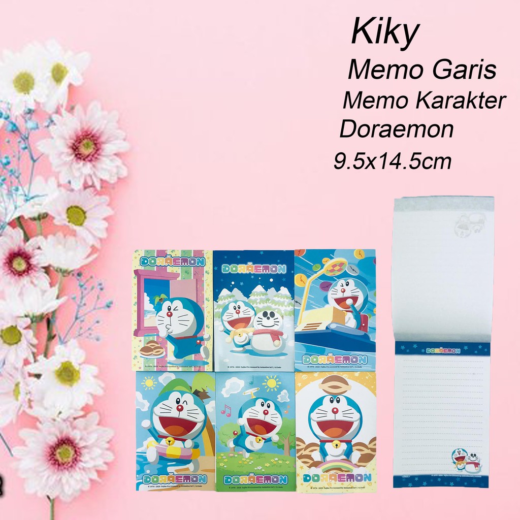 Kiky / Memo Garis / Memo Karakter Doraemon / 9.5x14.5cm