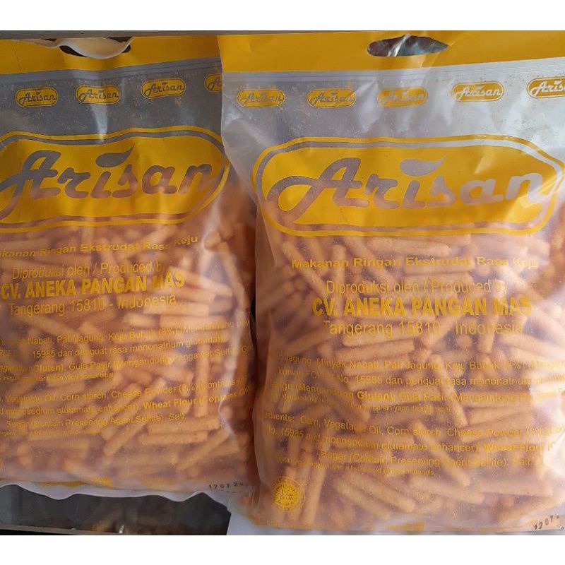 

Stick Arisan Rasa Keju Kemasan Jumbo 400gr/Snack Renyah/Cemilan/Agen Snack