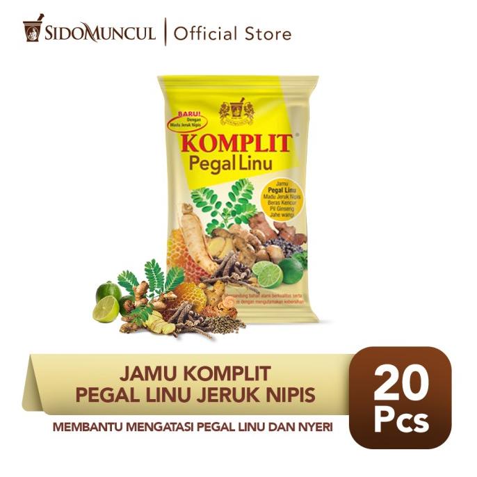 

Sale Sido Muncul Jamu Komplit Pegal Linu Jeruk Nipis 20's /OBAT HERBAL ASAM URAT/OBAT HERBAL PELANGSING/OBAT HERBAL KOLESTEROL/OBAT HERBAL DIABETES