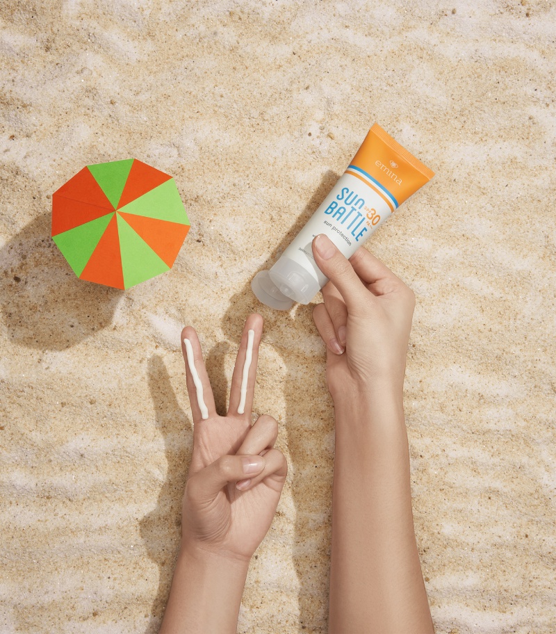 Emina Sun Battle SPF 30 PA+++ - Sunscreen Pelindung dari Sinar Matahari + UV BISA COD