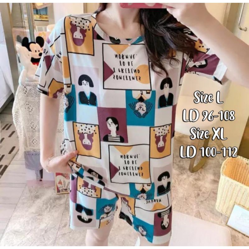 Baju tidur import setelan hp/fashion wanita/ baju tidur murah C03-D1,10L