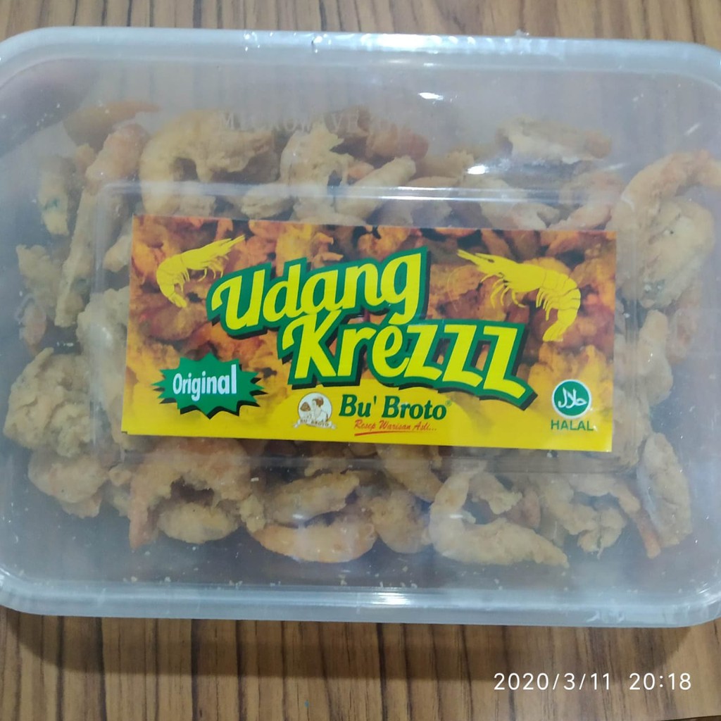 

UDANG KREZZZ CRISPY ORIGINAL PEDAS BU BROTO BANDUNG BEST SELLER SALE PROMO ORIGINAL GIFT PARCEL IDUL