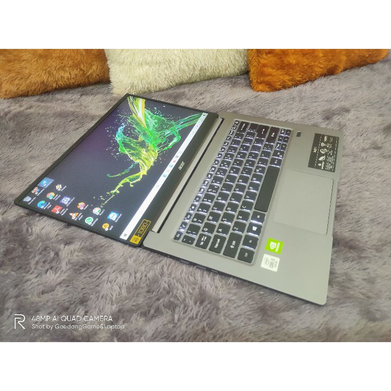 Laptop Acer Swift 3 SF314-57G/Core i5/Gen 10/Ram 8GB/SSD 512GB/Mx250 2GB/Garansi Resmi Acer
