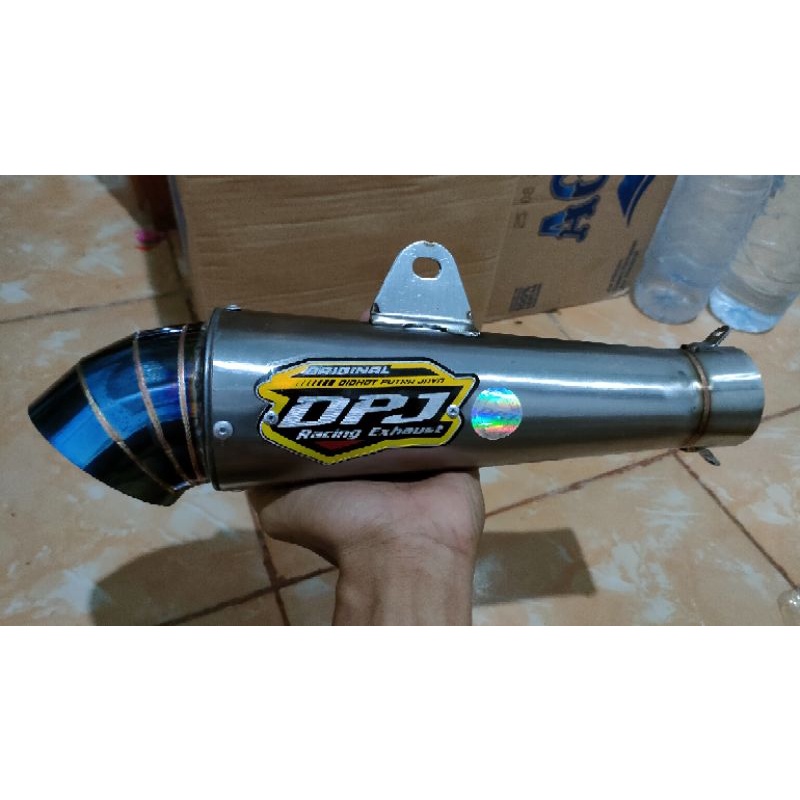 original slincer dpj exhaust model keong new kelas b saringan setengah stenlis engker engker