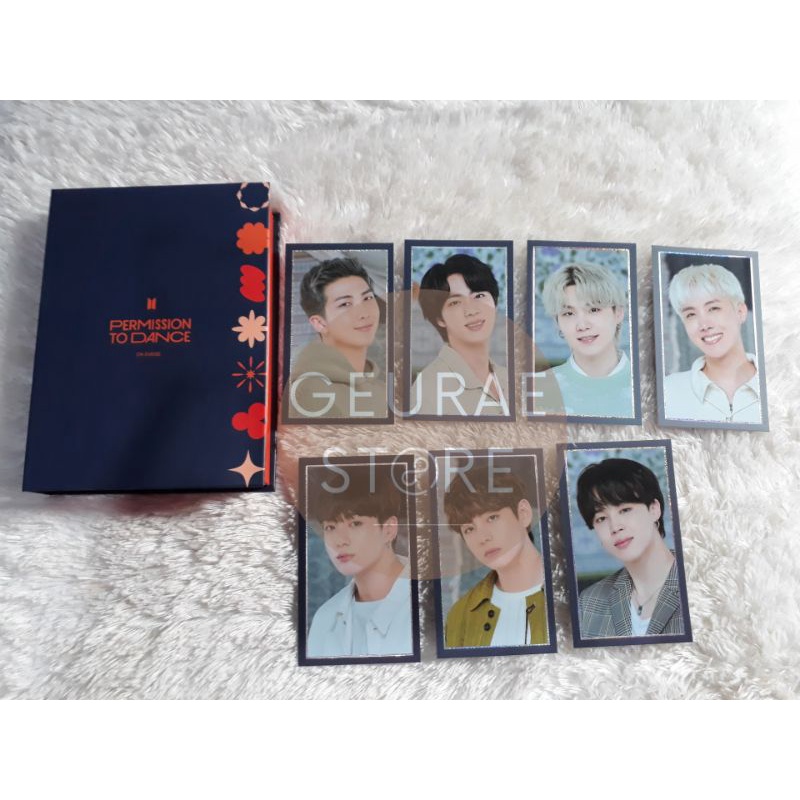 BTS - MASSAGE CARD/MC PTD PERMISSION TO DANCE
