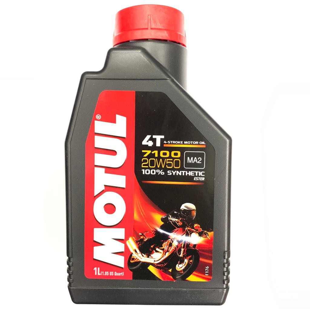 OLI MOTUL 7100 4T 20W50 1 LITER 100% SYNTHETIC ESTER