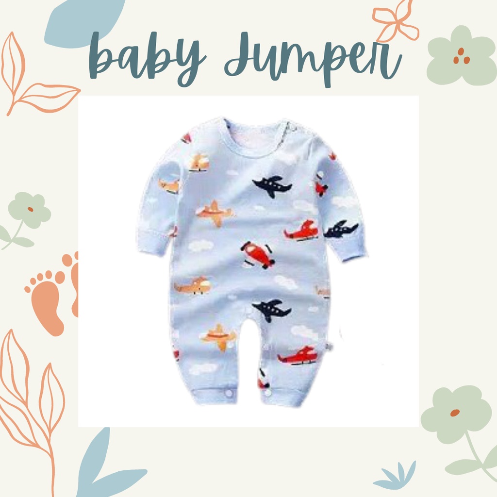 MBSS JUMPER BAYI PANJANG IMPORT 0-6 bulan / romper bayi baju bayi jumper lucu bayi 100% import A1