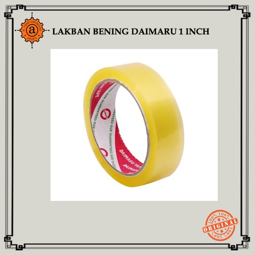 

Lakban bening 1 inchi Daimaru