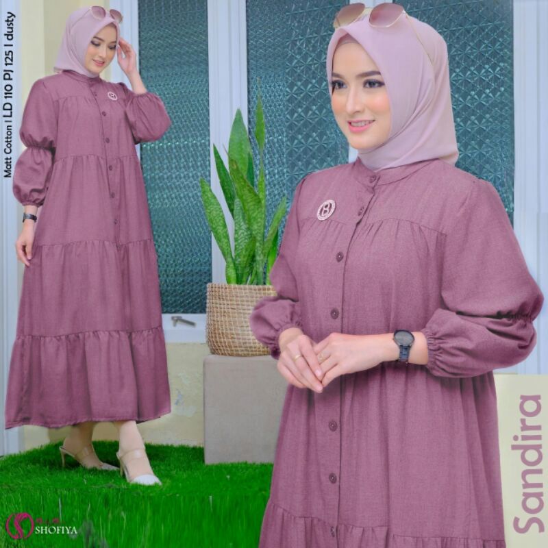 SANDIRA &amp; SANDRA Midi Dress Ori by Shofiya