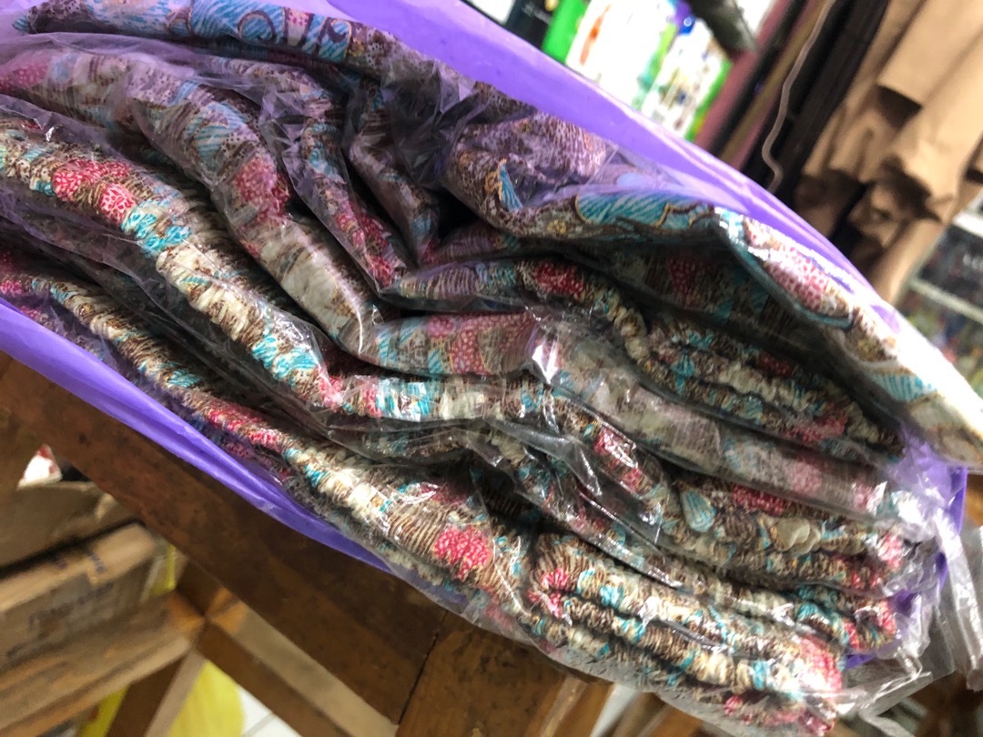 Realpict!! Couple Batik Silky Semi Sutra - Kemeja Batik - Rok Prisket - Plisket Batik - Motif Klasik