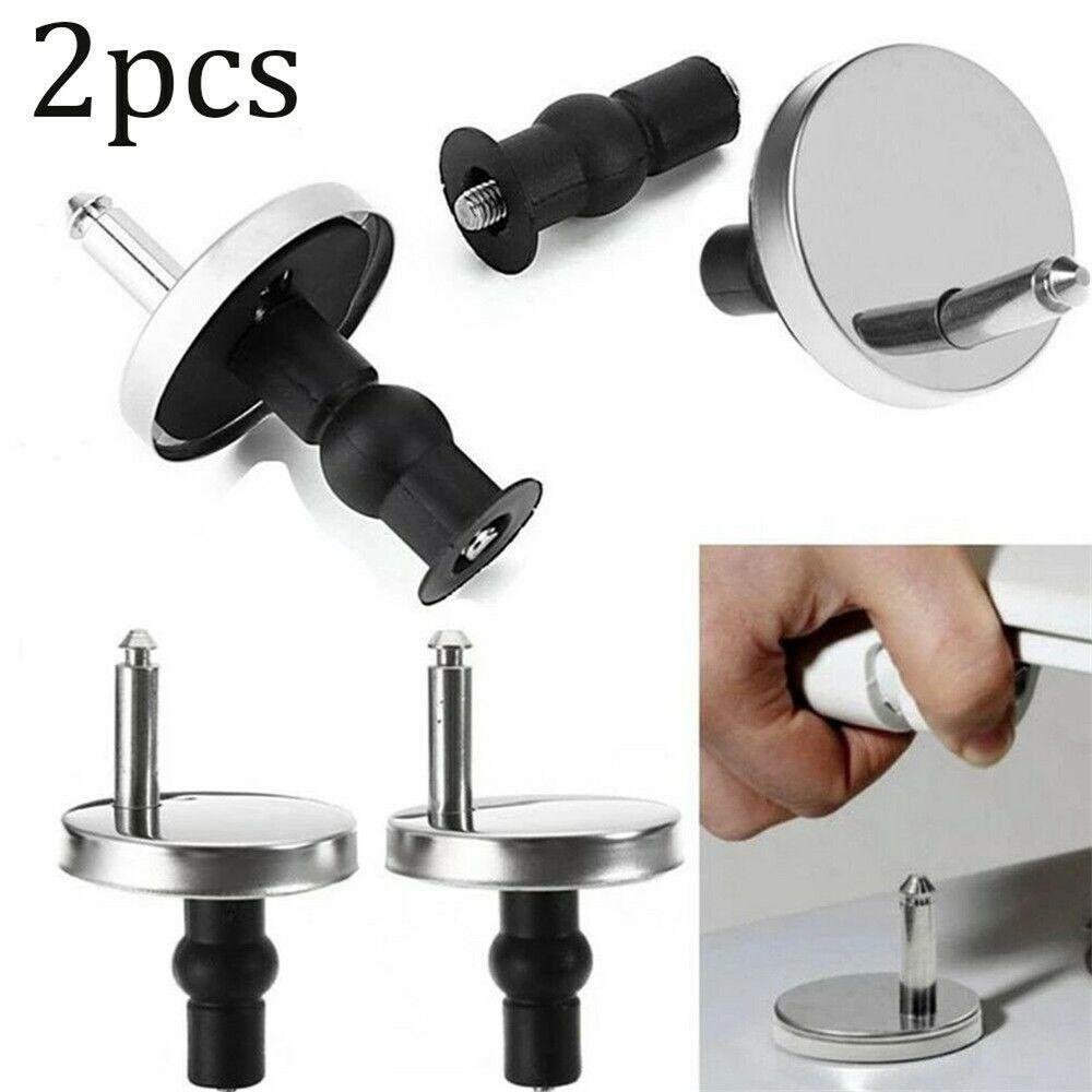 Solighter 2PCS Engsel Dudukan Toilet Universal Mountings Repair Toilet Linker