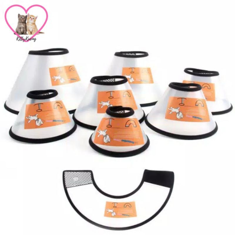 Cone Collar Pelindung Luka Kucing Anjing