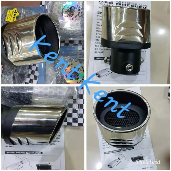 Muffler/Buntut Knalpot Racing Jaring Mobil Agya
