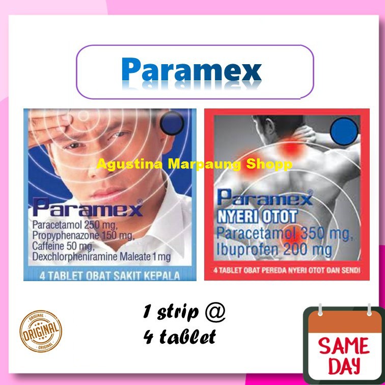 Paramex tablet // Paramek Nyeri Otot // Paramex Sakit Kepala