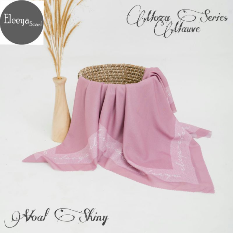 HIJAB SEGIEMPAT MOTIF MOZA SERIES BY ELEEYA SCARF