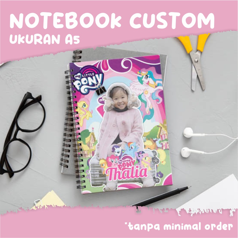 

NOTEBOOK SPIRAL CUSTOM | LITTLE PONY