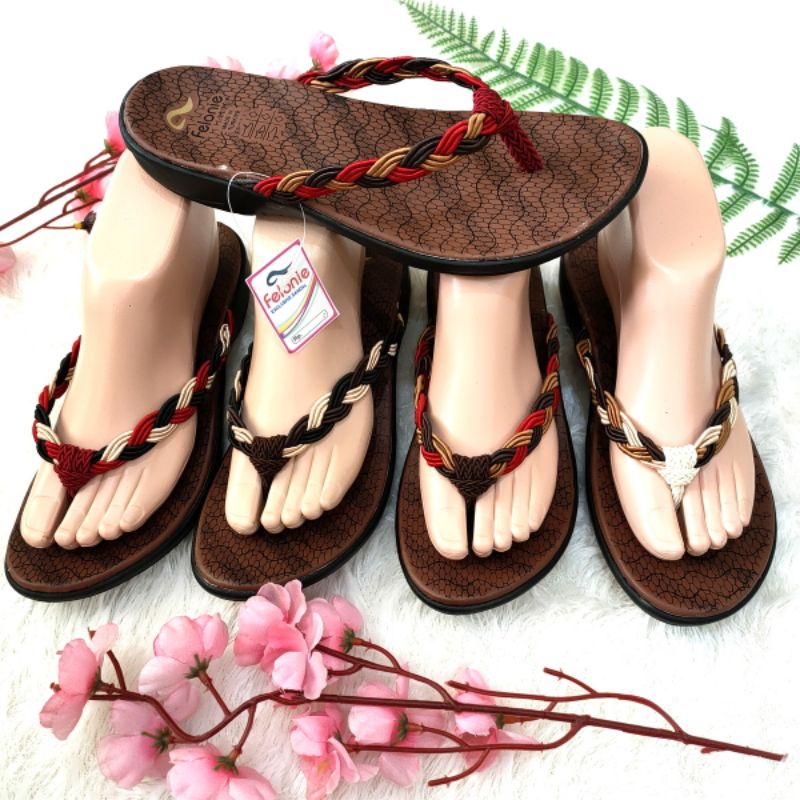 sandal wanita Import sandal turki japit rajut upper asli import Felonie DC 01