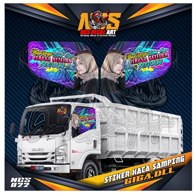 stiker truk canter,izuzu,ragasa stiker canter,izuzu,ragasa stiker kaca canter,izuzu,ragasa stiker ka