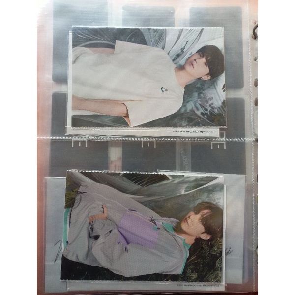 postcard official bts fila back to nature v taehyung suga yoongi bts posca gift fila