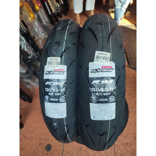 ban corsa R93 120 150 R17 soft compond, ninja250, R25, MT25, R15 V3, CBR