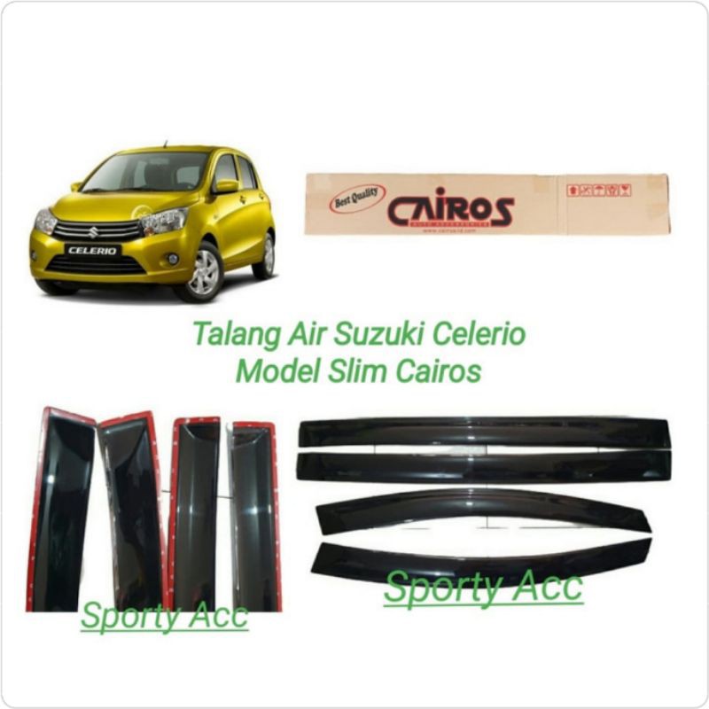 Talang Air Celerio Slim Merk Cairos