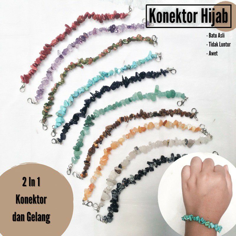 2In1 Konektor Hijab Dan Gelang